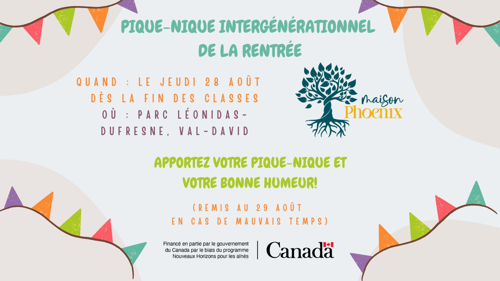 Un pique-nique festif pour tisser des liens intergénérationnels à la rentrée!